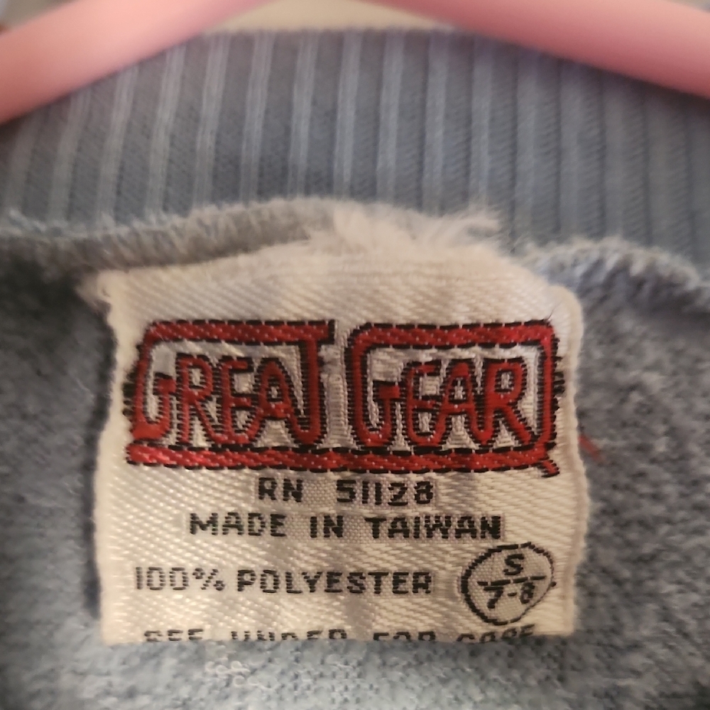 Vintage Light Blue Kids Teepee Sweatshirt - Picture 2 of 5